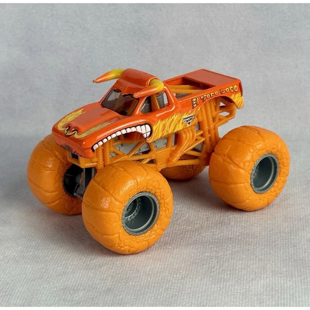 Monster Jam Orange El Toro W/Orange Tires Series 25 Monster Truck 1:64